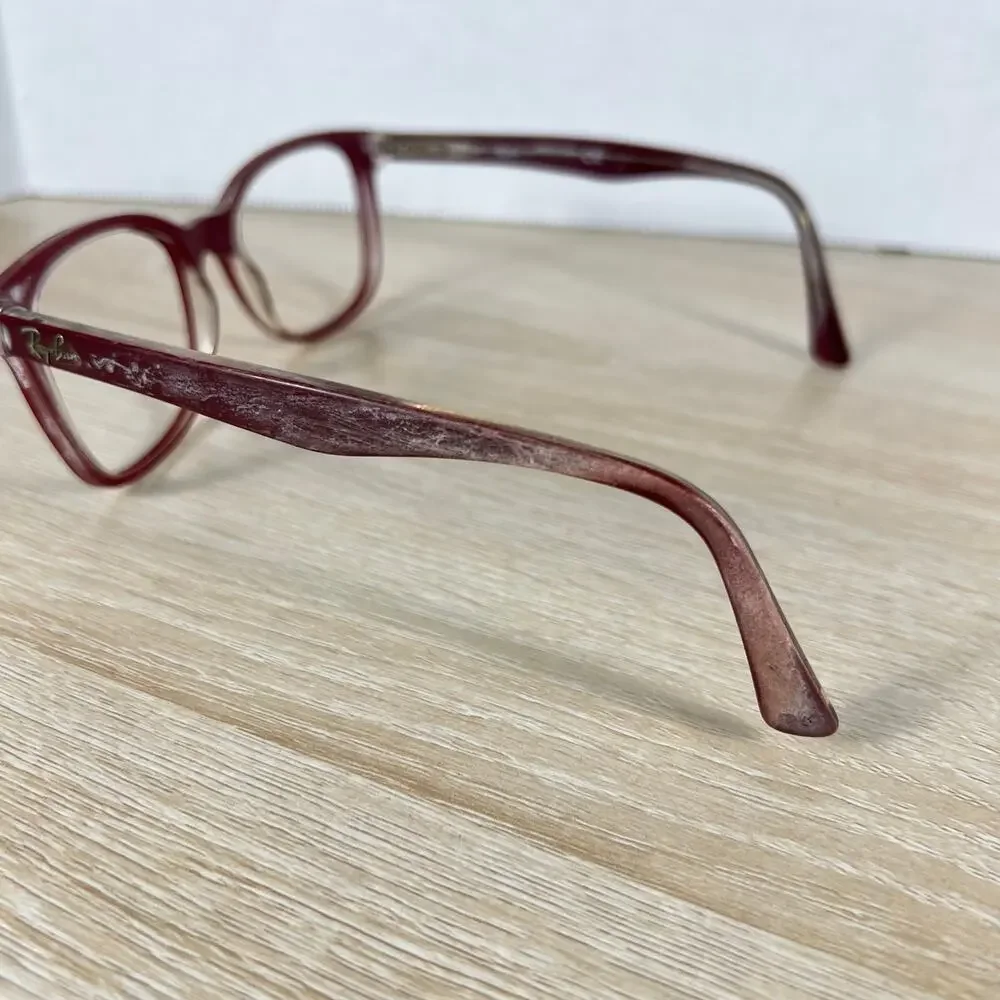 Ray-Ban RB5285 5738 Eyeglasses Red Frames Only 53-19-145 PARTS ONLY